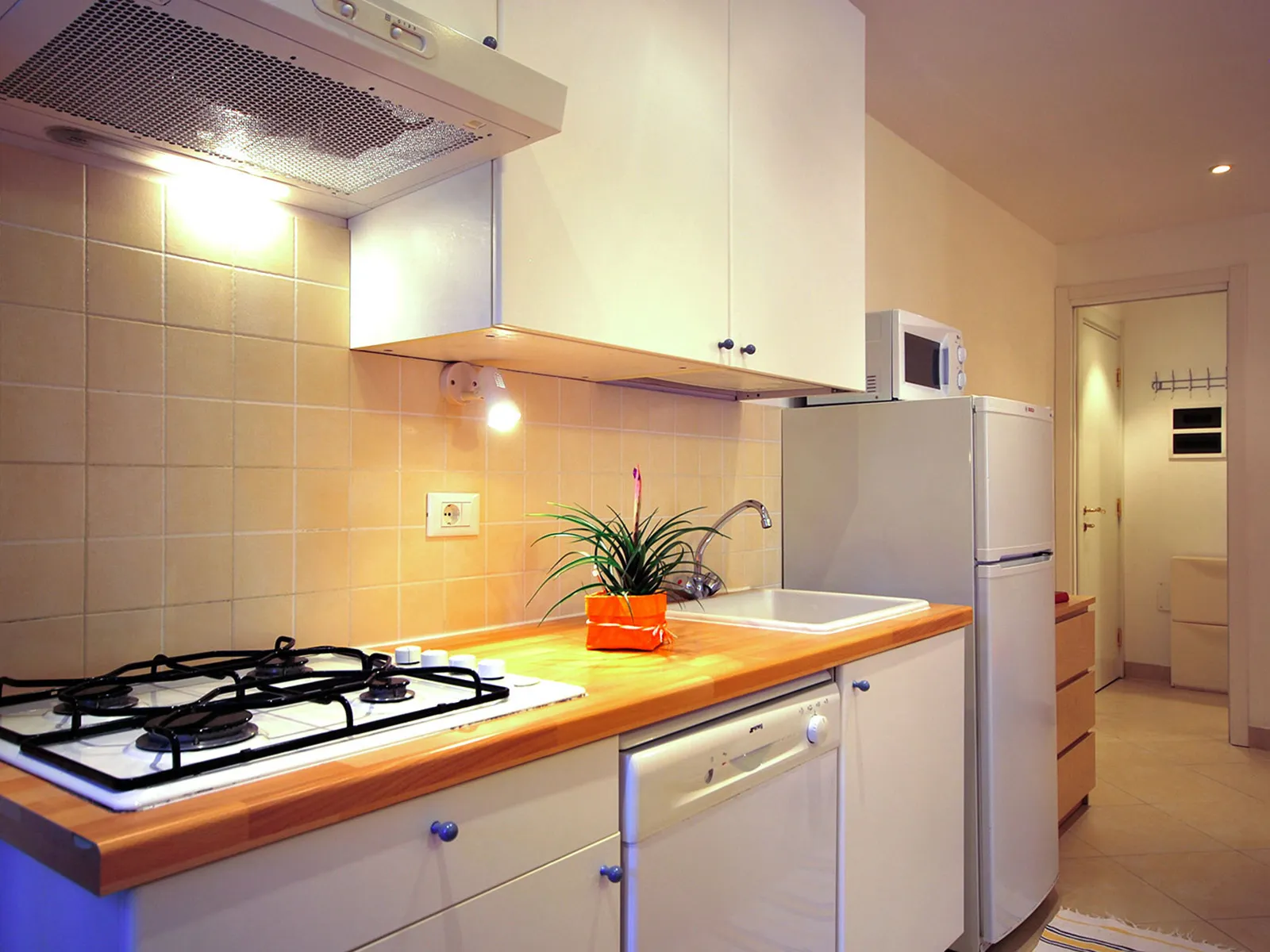 Bilocale D – Cucina con lavastoviglie